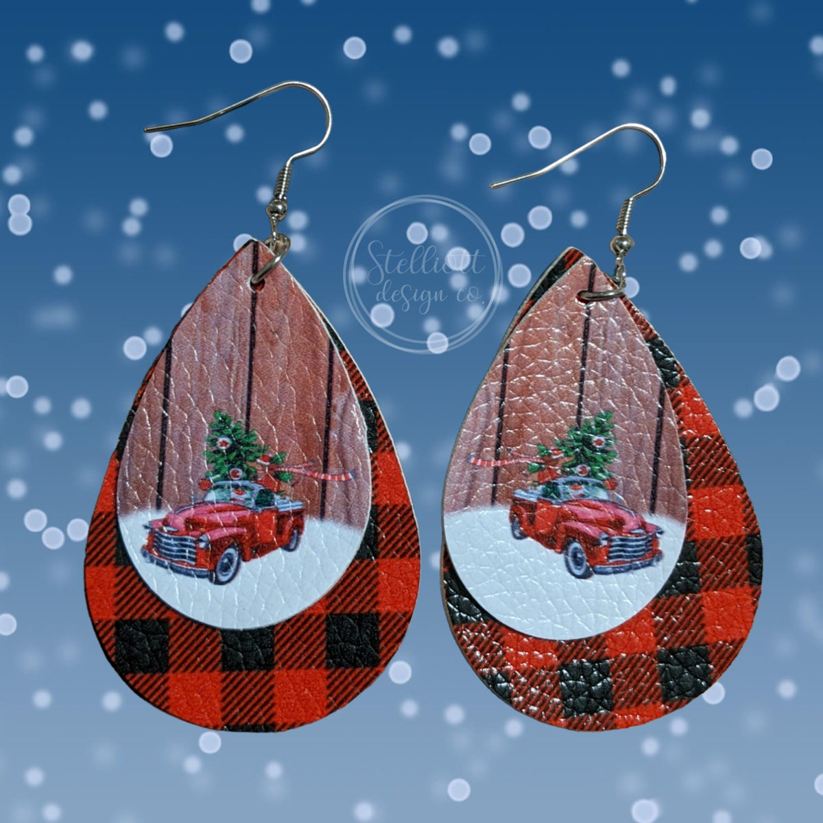 Little Red Truck Earrings Stelliott Design Company