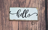 Mini Wood Signs