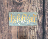 Mini Wood Signs