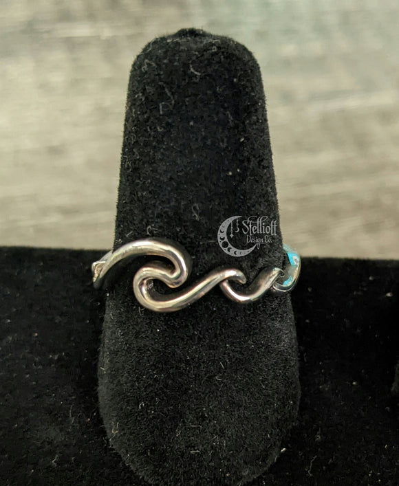 Rolling Waves Ring