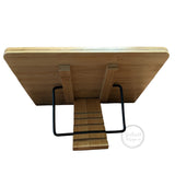 Bamboo Book+Tablet Stand